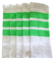  Skater Socks - Neon Green -