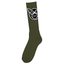  Pig Socks - Green -