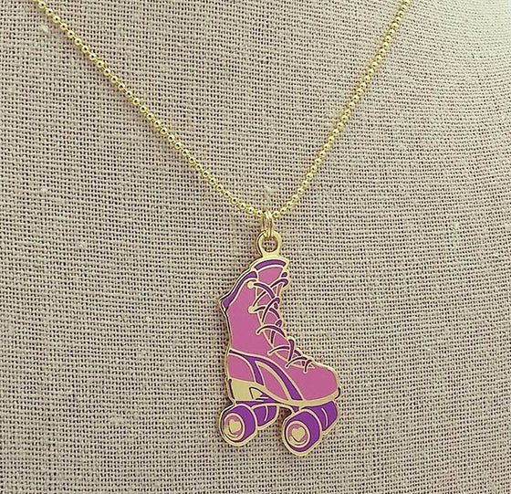 Retro Pink Necklace (Pink)