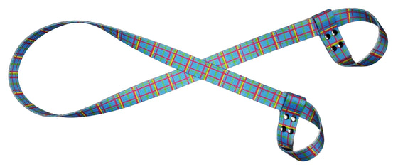 Rollerskate Together Skate Leash - Blue Plaid