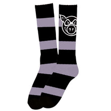  Pig Socks - Lavender Stripe -