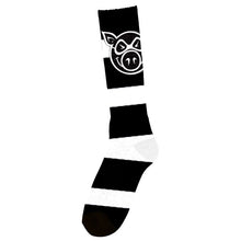  Pig Socks - White Stripe -