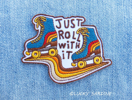 Lucky Sardine Roll With It Patch