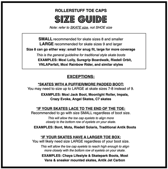 Rollerstuff Rainbow Toe Caps