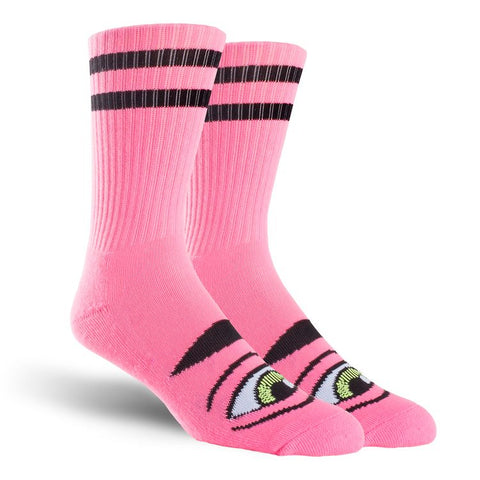 Toy Machine Socks - Pink Sect Eye